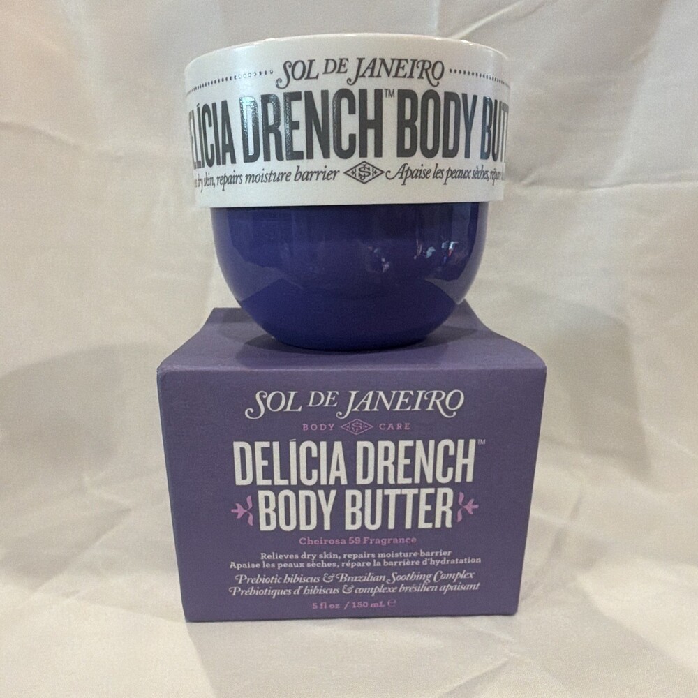 Sol de Janeiro Delicia Drench Body Butter Cheirosa 59, Hydrating 5 fl oz